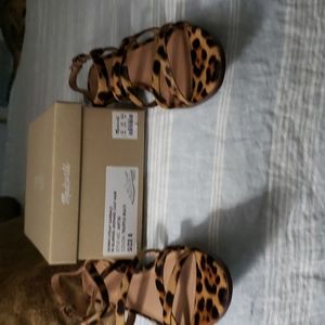 NIB sz 8 Madewell calfhair sandals